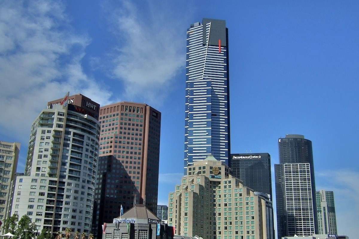 Австралия самый высокий. Башня Эврика (Eureka Tower). Эврика Тауэр в Мельбурне. Мельбурн небоскреб Эврика. Башня Эврика в Австралии.