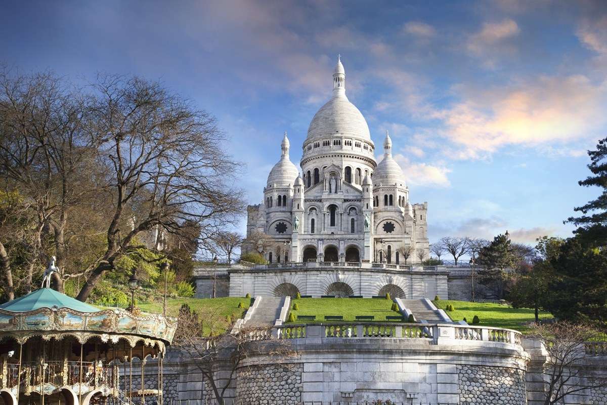 The Basilica of the Sacred Heart of Paris (Sacre-Coer) 