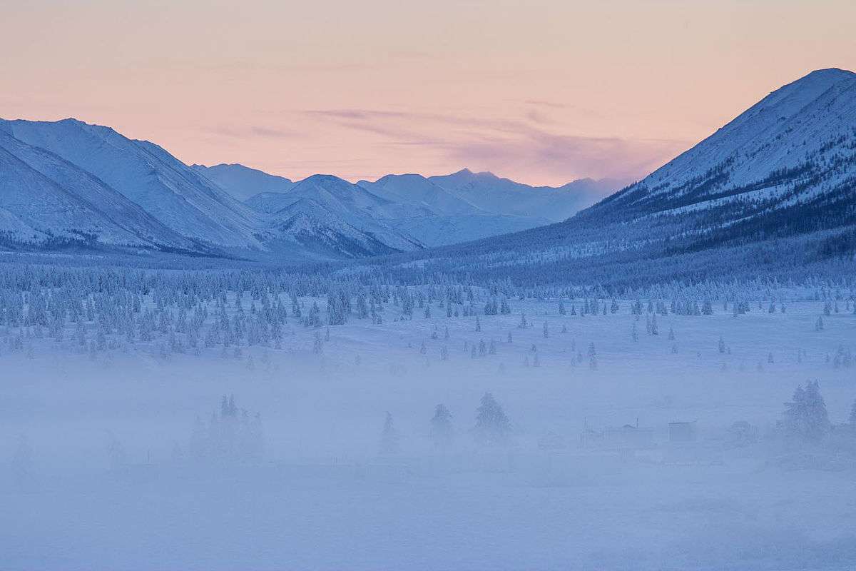 Oymyakon - the pole of cold