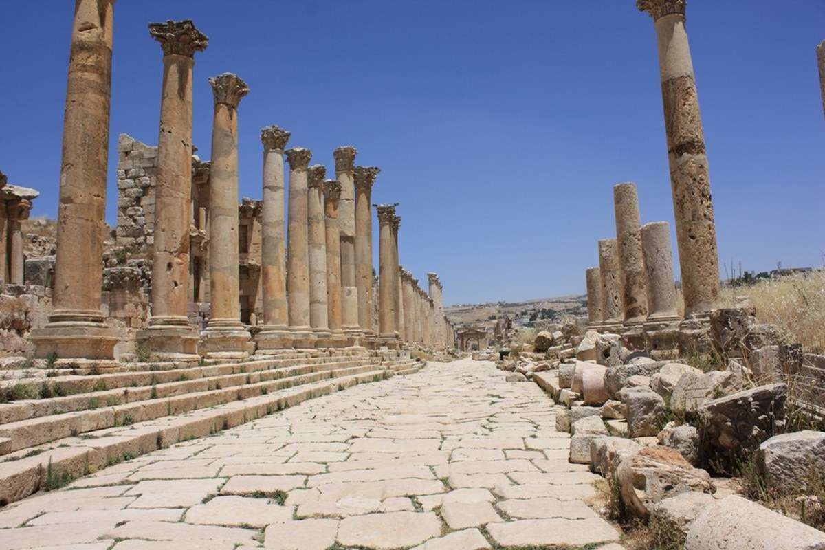 Ruins at Jerash